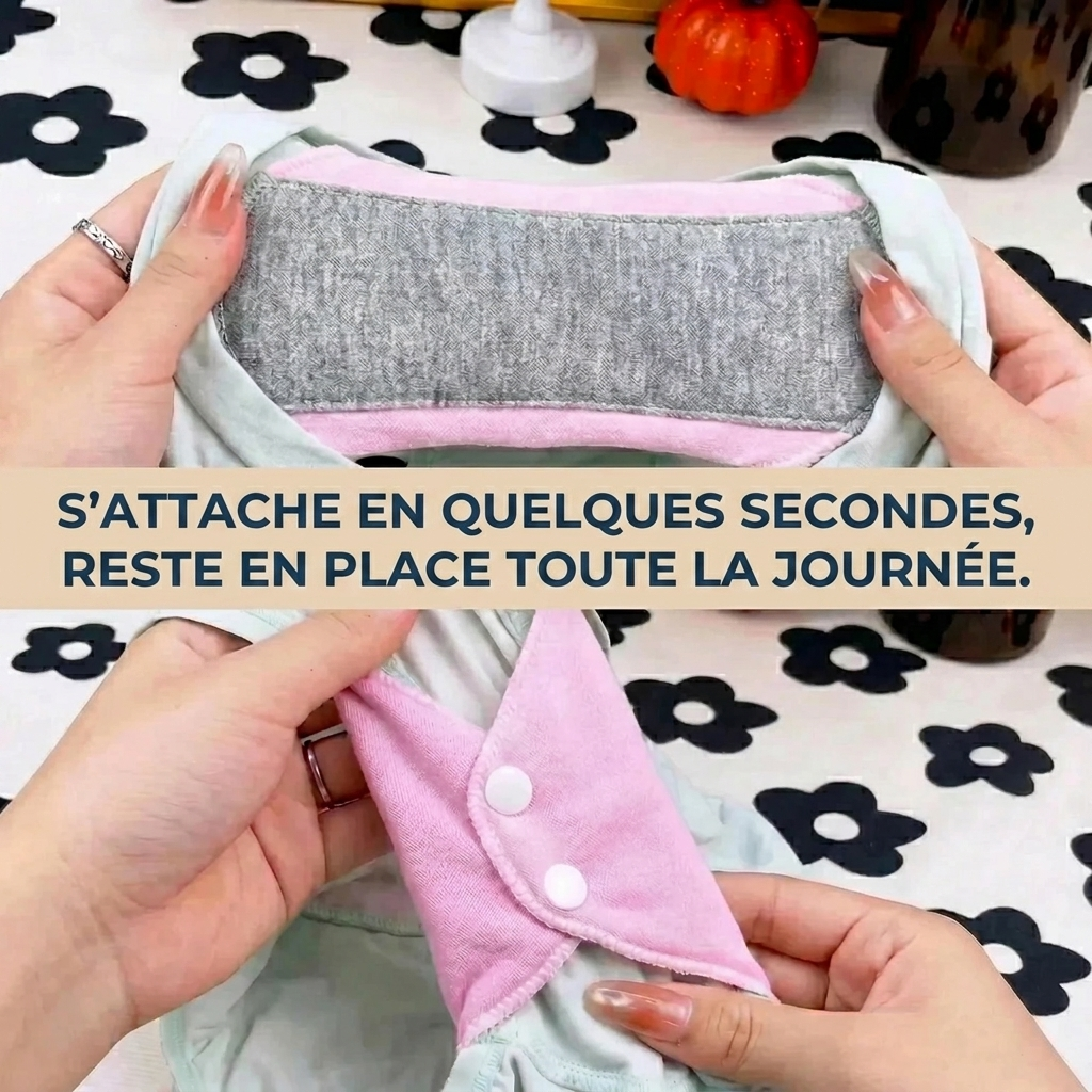 Serviettes Lavables Caelisya — Liberté & Confort Sans Fuites