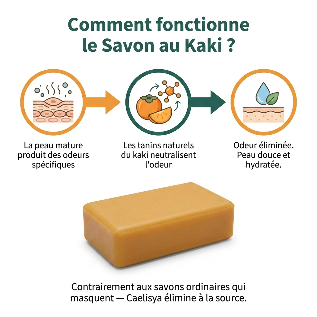 Savon au Kaki, Fraîcheur Retrouvée