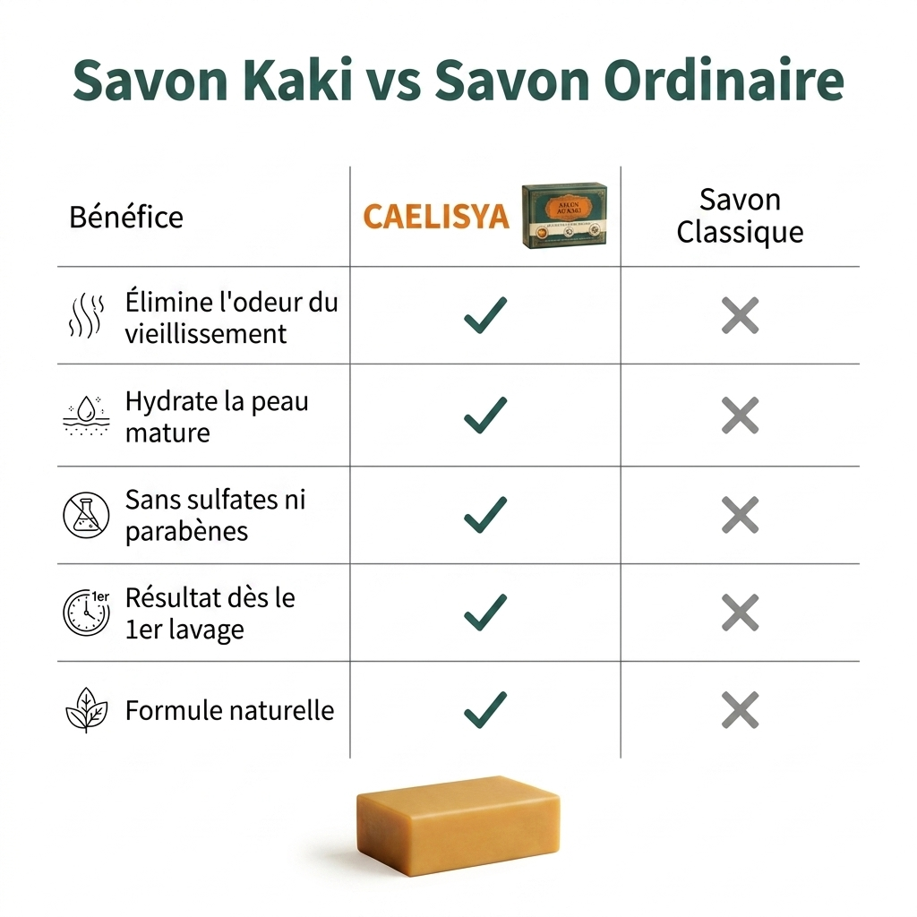 Savon au Kaki, Fraîcheur Retrouvée